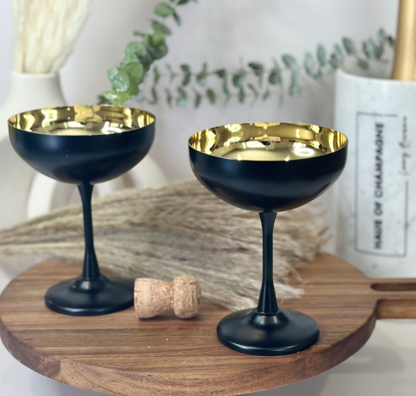 CAVIAR- GLASS SET OF 2